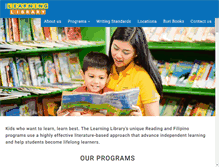 Tablet Screenshot of learninglibraries.com